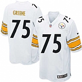 Nike Men & Women & Youth Steelers #75 Joe Greene White Team Color Game Jersey,baseball caps,new era cap wholesale,wholesale hats